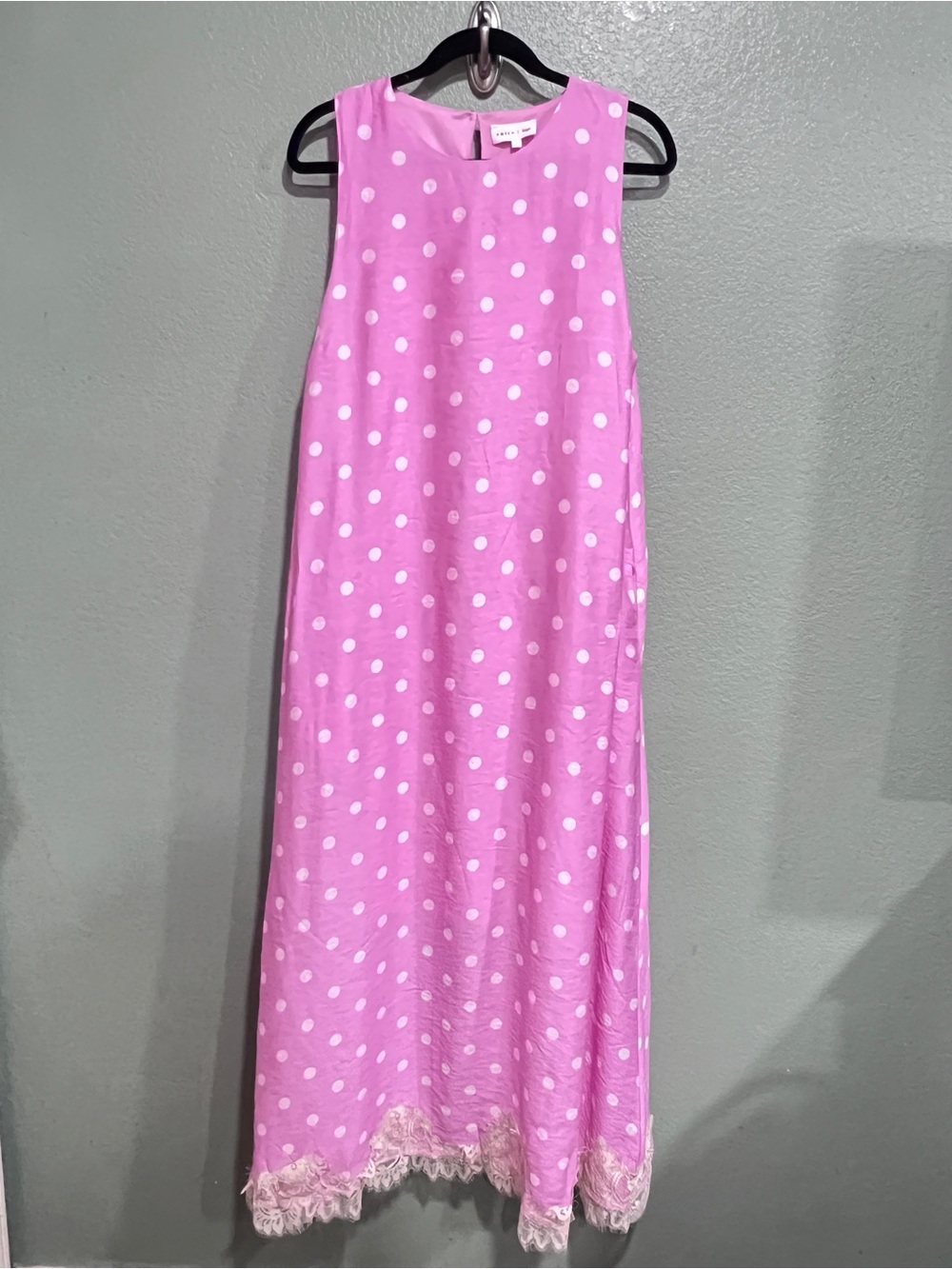 Entro Maxi Polka Dot/Lace Dress
